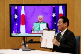 Cú bắt tay của Nhật – Úc trước TQ