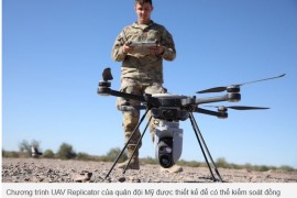 Mỹ phát triển UAV bầy đàn đối phó TQ