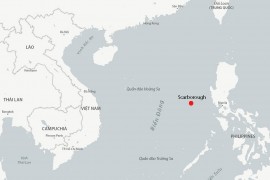 Mỹ lên tiếng về việc Philippines ‘gỡ dây phao Trung Quốc’ gần bãi cạn Scarborough￼