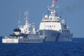 Tàu hải cảnh TQ cắt mặt nguy hiểm tàu Philippines ở Biển Đông